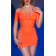 Robe Courte ODAYA Orange