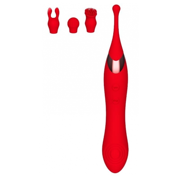 Onax Double Pulse Clitoral Stimulator Red