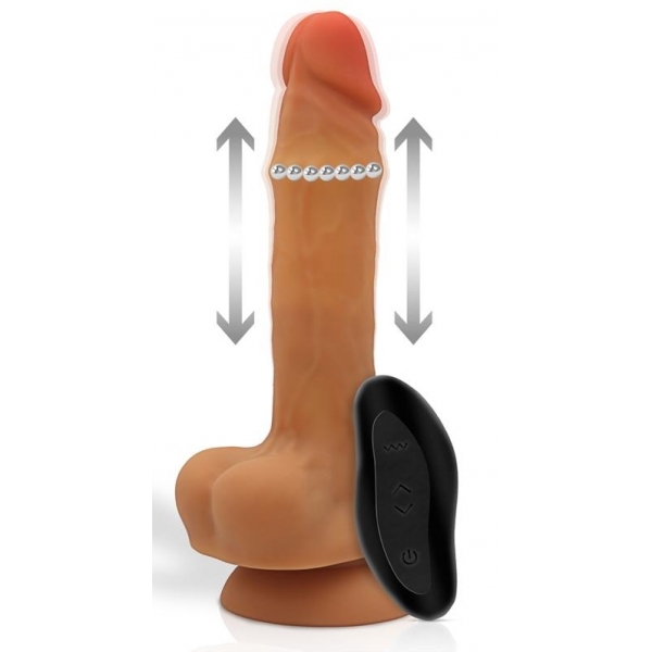 Dildo vibratório Adriano Centauro 15 x 4cm