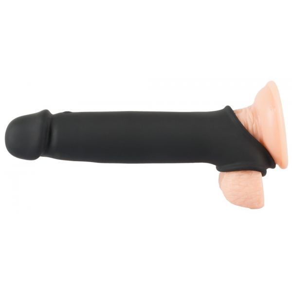 Funda para pene con vibración Extensión Rebel 19 x 4,5 cm