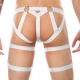 Clelio thong with elastic bands White