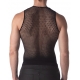 Fishnet Tank Top Stefano BLACK