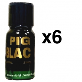 Men's Leather Cleaner Pig Black 15mL x6