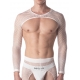 Harness with Mesh Sleeves Poggio White