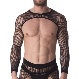 Barcode Berlin Fishnet Sleeves Poggio BLACK