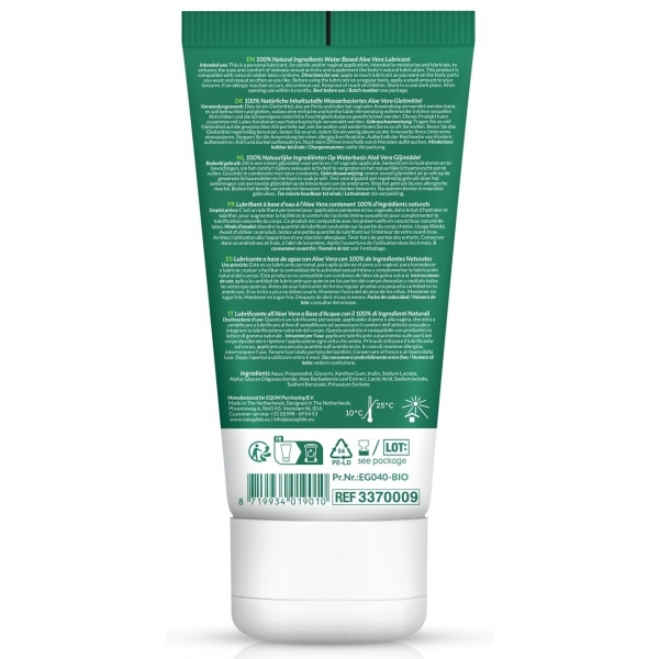 Lubricante Easyglide Organic Aloe Vera 100ml