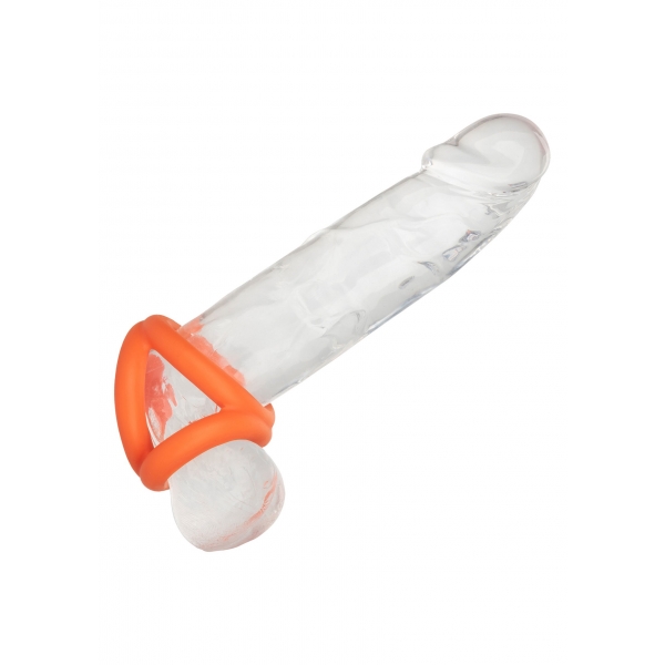 Alpha Tri-Ring Silicone Ballstretcher 38 mm Oranje