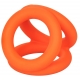 Alpha Tri-Ring Silicone Ballstretcher 38 mm Laranja