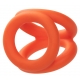 Ballstretcher en silicone ALPHA TRI-RING 38 mm Orange