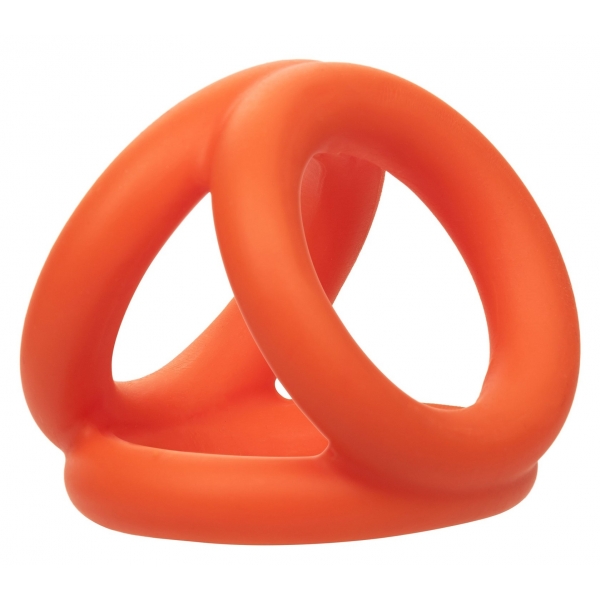 Alpha Tri-Ring Silicone Ballstretcher 38 mm Oranje