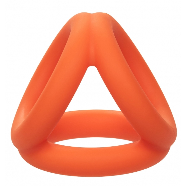 Alpha Tri-Ring Silicone Ballstretcher 38 mm Laranja