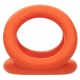 Alpha Tri-Ring Ballstretcher in silicone 38 mm Arancione