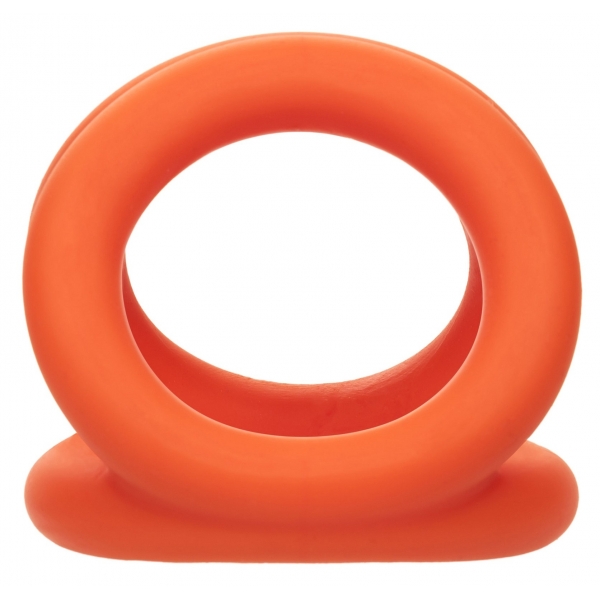 Alpha Tri-Ring Ballstretcher in silicone 38 mm Arancione