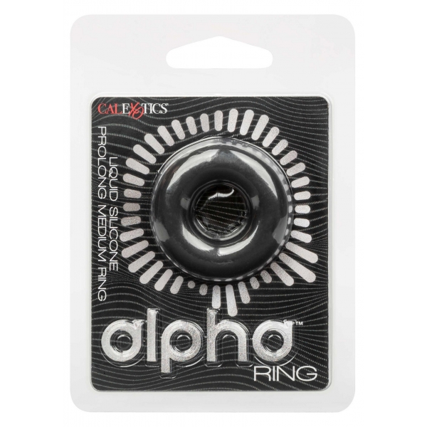 Cockring Alpha Zwart 20mm