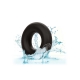 CalExotics Alpha Liquid Silicone Prolong Medium Ring Black