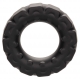 CalExotics Alpha Liquid Silicone Prolong Tread Ring Black