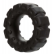 CalExotics Alpha Liquid Silicone Prolong Tread Ring Black