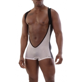 Singlet Sanke WHITE-BLACK