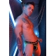 Equalizer Jockstrap Preto-Verde Neon