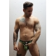 Equalizer Jockstrap Preto-Verde Neon