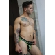 Equalizer Jockstrap Preto-Verde Neon