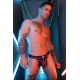 Equalizer Jockstrap Preto-Rosa néon