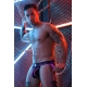 Equalizer Jockstrap Preto-Rosa néon