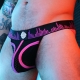 Jockstrap EQUALIZER Breedwell Noir-Rose neon