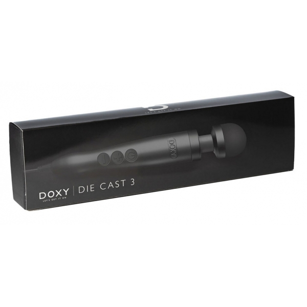 Bacchetta Doxy Die Cast 3 28 cm nero - Testa da 45 mm