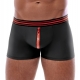 Boxer avec zip TILLIO Noir-Rouge