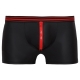 Boxer con zip Tillio Nero-Rosso