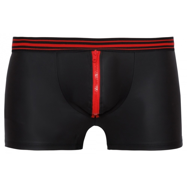 Boxershort met rits Tillio Zwart-Rood