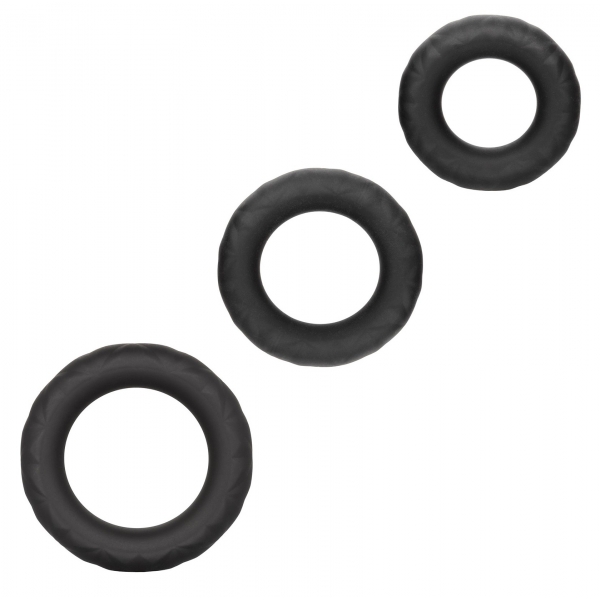 Lot de 3 Cockrings Link Up Noirs