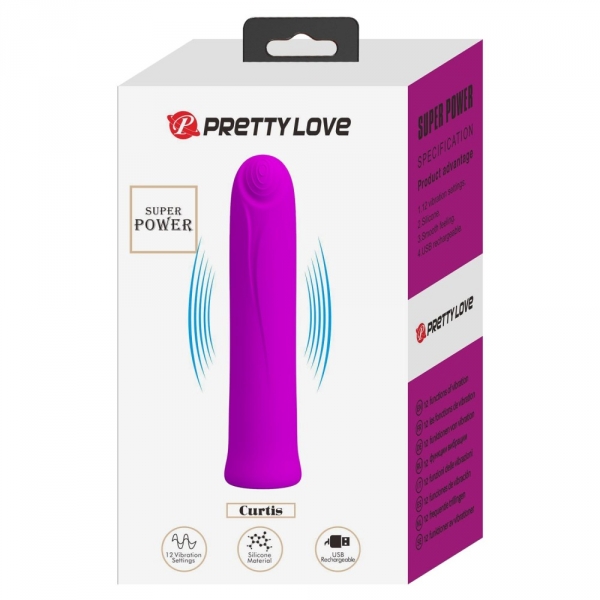 Mini-Vibro Curtis Pretty Love 10 x 2cm Purple