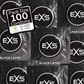 Zwarte latex condooms ZWART x100