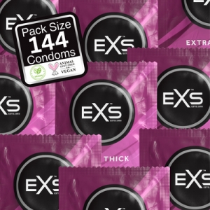 EXS Extra Safe thick condoms x144