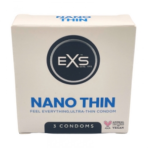 EXS Nano Thin Condoms x3