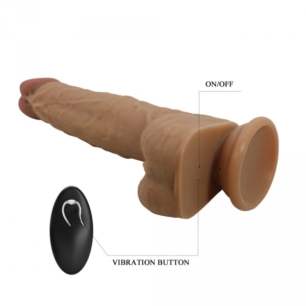 Dildo vibrante Jonathan Pretty Love 15 x 3,7 cm