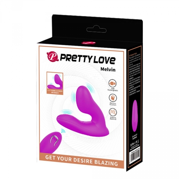 Melvin Pretty Love Estimulador Duplo 12 Vibrações