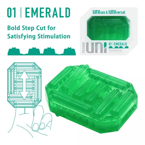 Masturbation sheath Uni 01 Emerald