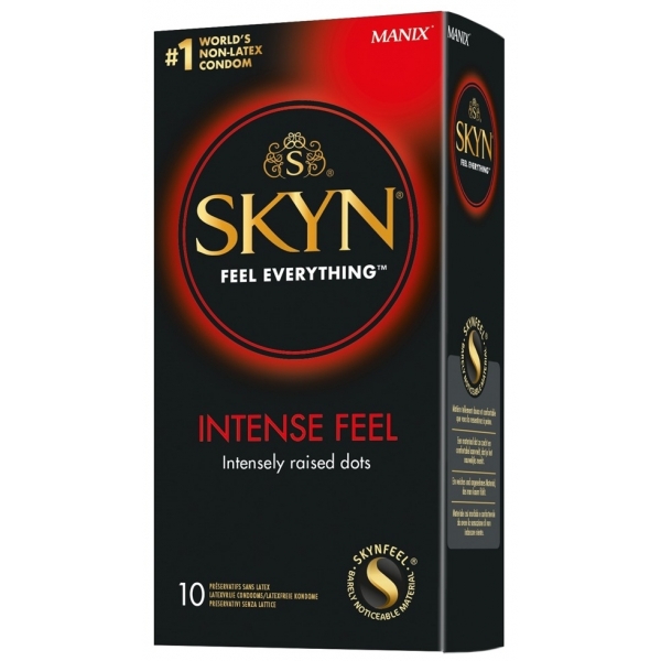 Preservativos Skyn Intense Feel sem látex Pearl x10