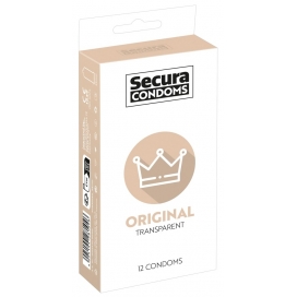 Secura Condoms Préservatifs en latex ORIGINAL x12