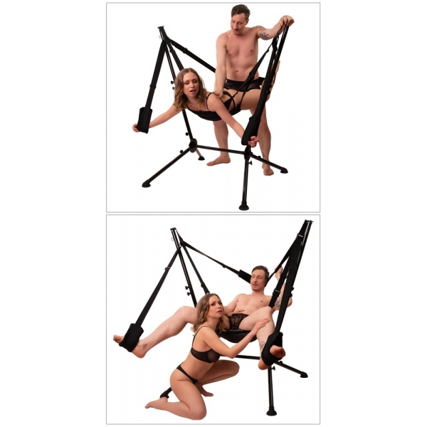 Freistehende Schaukel Sex Swing Schwarz