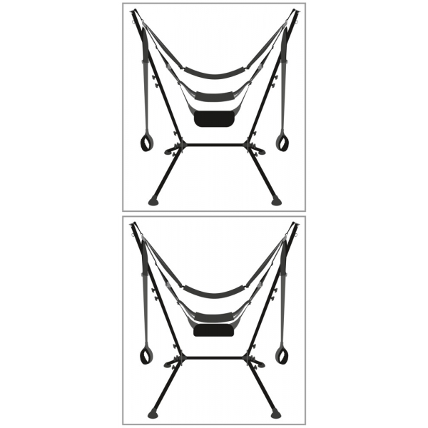 Freistehende Schaukel Sex Swing Schwarz