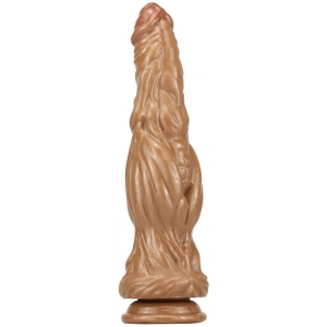 ToppedMonster Dildo Monster Ash 24 x 6,5 cm Marrone chiaro