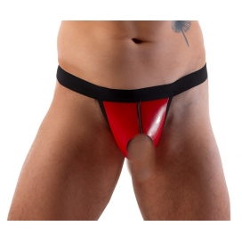 Tanga con abertura Allio Rojo