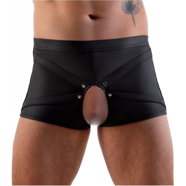 Boxer shorts with cockring Ringo Black