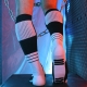 Chaussettes hautes HYPNOTIX Breedwell Noir-Blanc