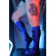 Chaussettes hautes HYPNOTIX Breedwell Noir-Bleu