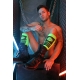 Chaussettes hautes Hypnotix Noir-Vert neon